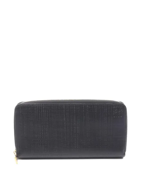 Loewe Pre-Owned 2010s Anagram round zip wallet