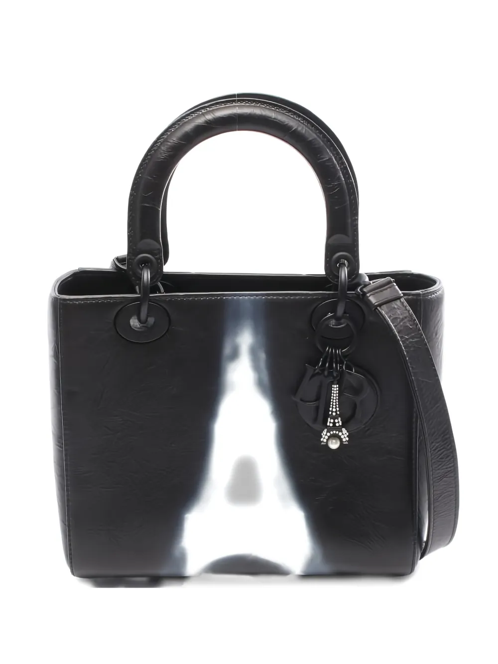 Christian Dior Pre-Owned 2010s Lady Dior leather tote bag - Nero