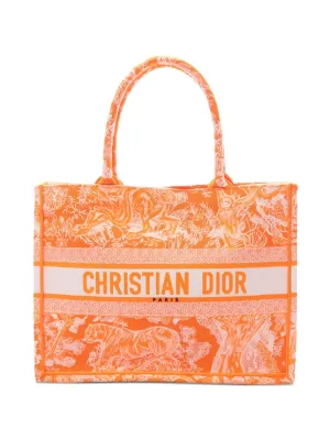 Christian Dior Pre-Owned 2010s Medium Book Tote Bag | Orange