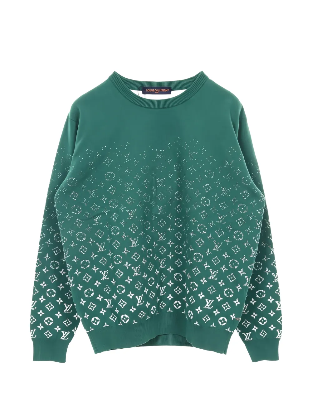 Louis Vuitton Pre-Owned 2020s monogram gradient sweatshirt - Verde