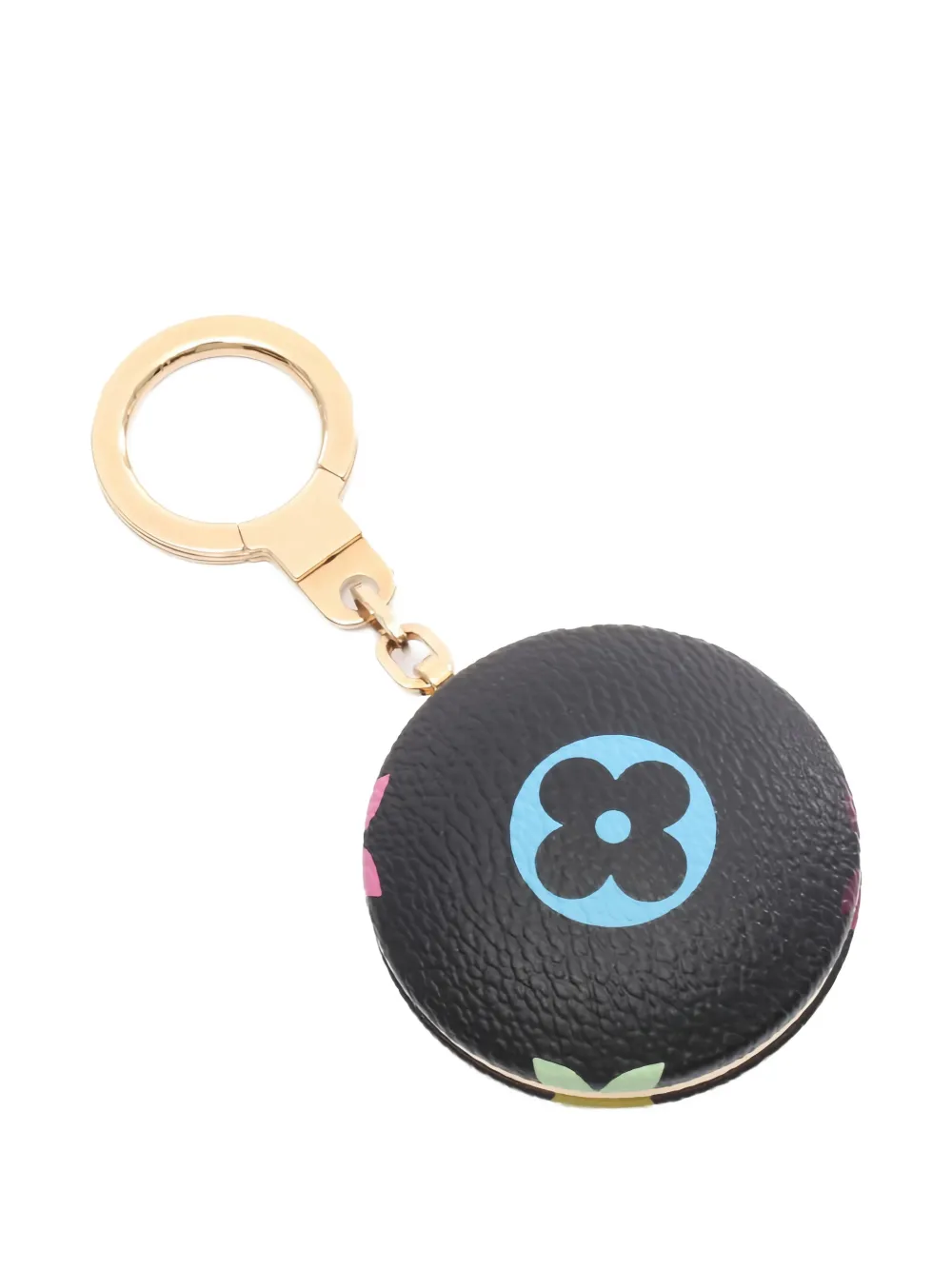 Louis Vuitton Pre-Owned Astropil monogram round key ring bag charm - Nero