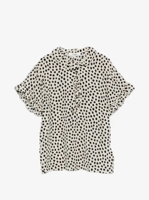Chloé ruffled-neck blouse