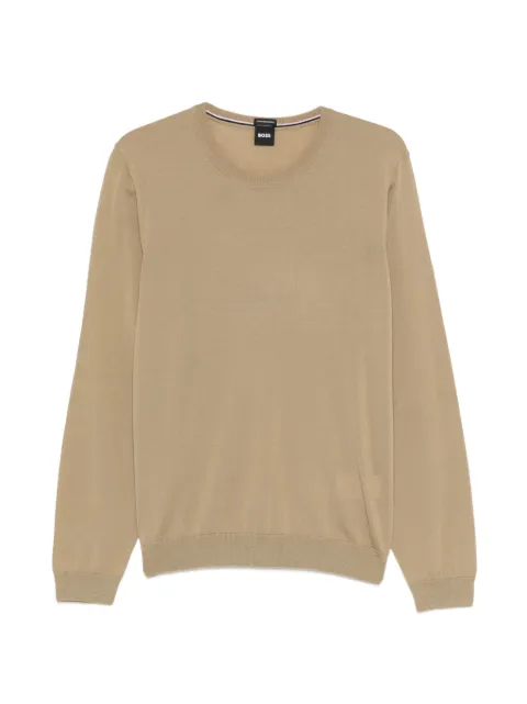 BOSS pull à col rond