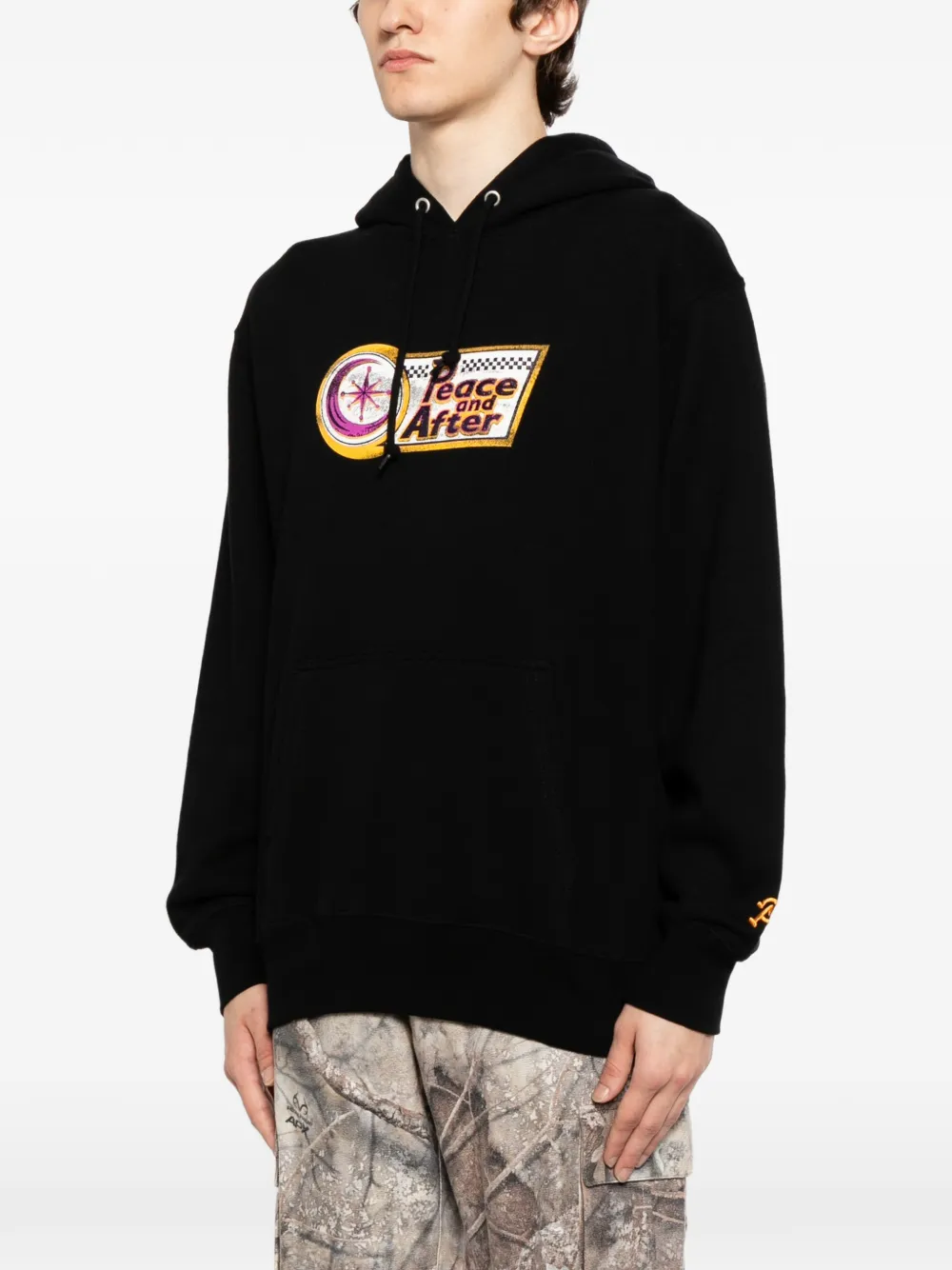  Peace And After Diner Hoodie - Black 