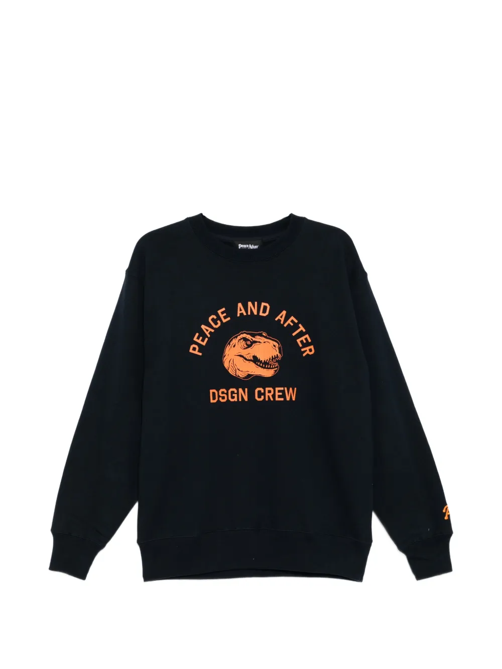 PEACE AND AFTER T-Rex sweatshirt - Blu