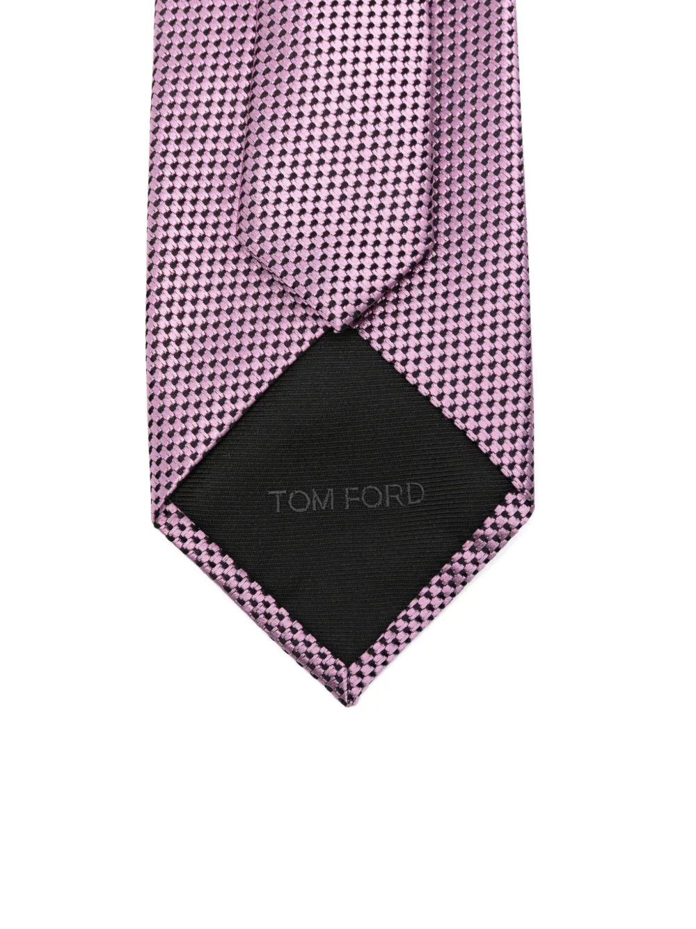TOM FORD Stropdas met logopatch Roze