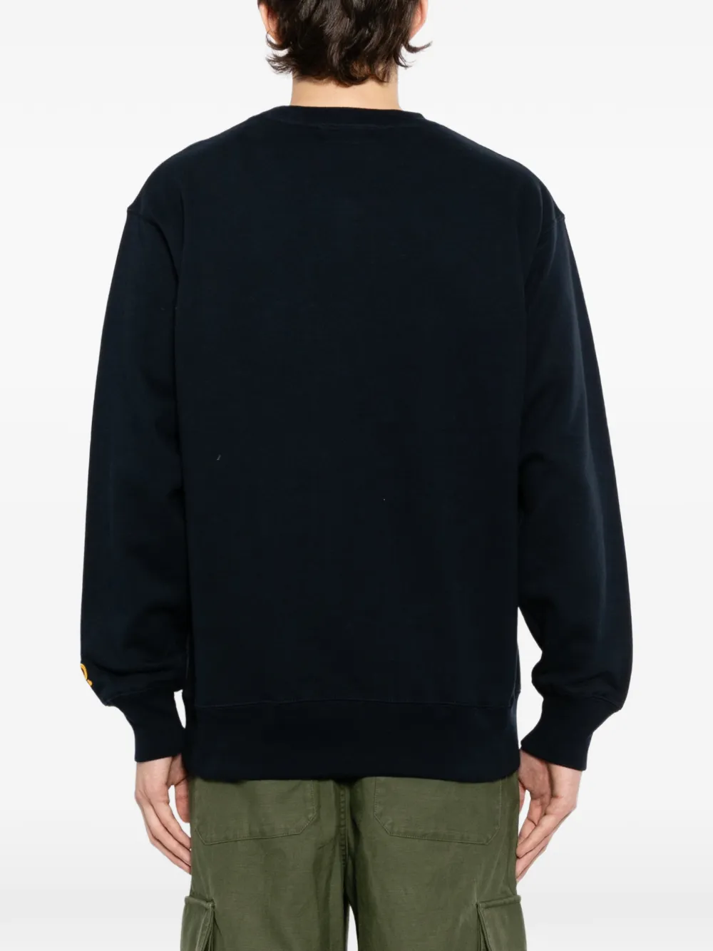 PEACE AND AFTER Sweater met ronde hals Blauw