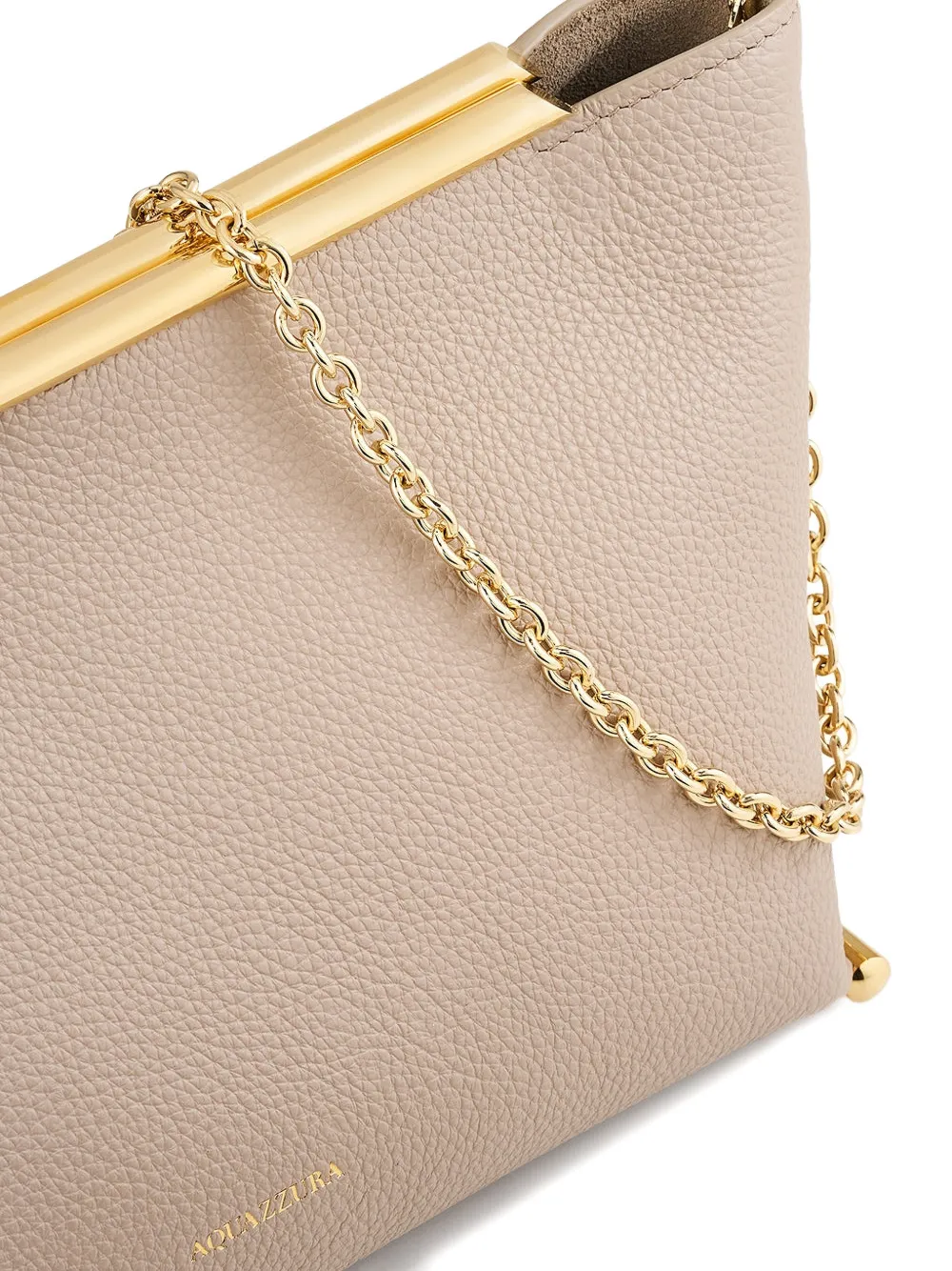 Aquazzura Galerie Clutch Bag in Neutrals, view 4