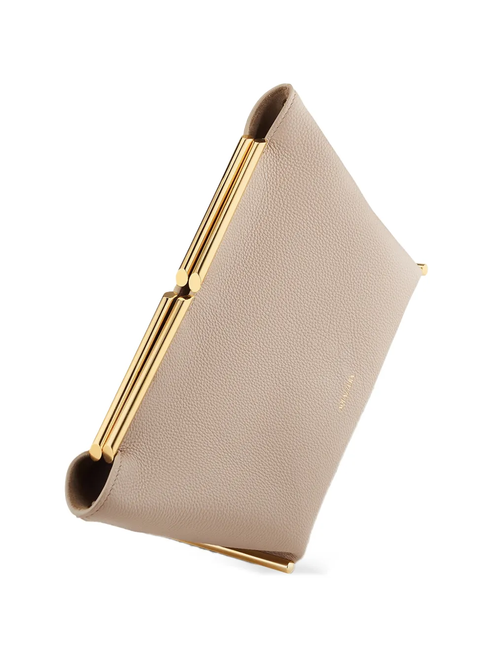 Aquazzura Galerie Clutch Bag in Neutrals, view 3