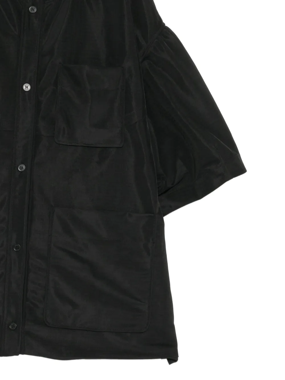  Songzio Ghost Wing Hooded Jacket - Black 