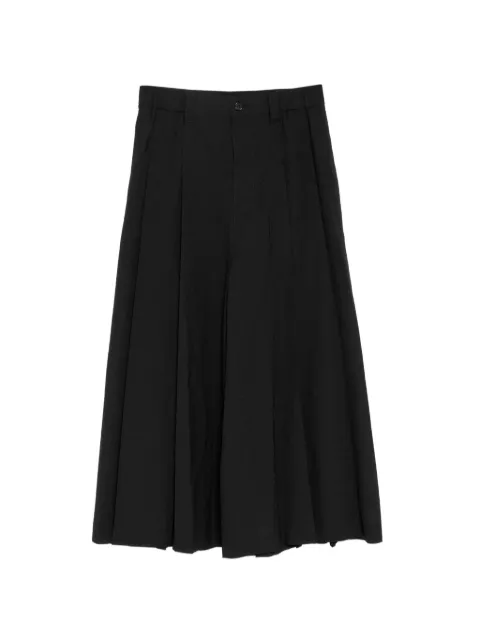 SONGZIO edge-fold pleated trousers