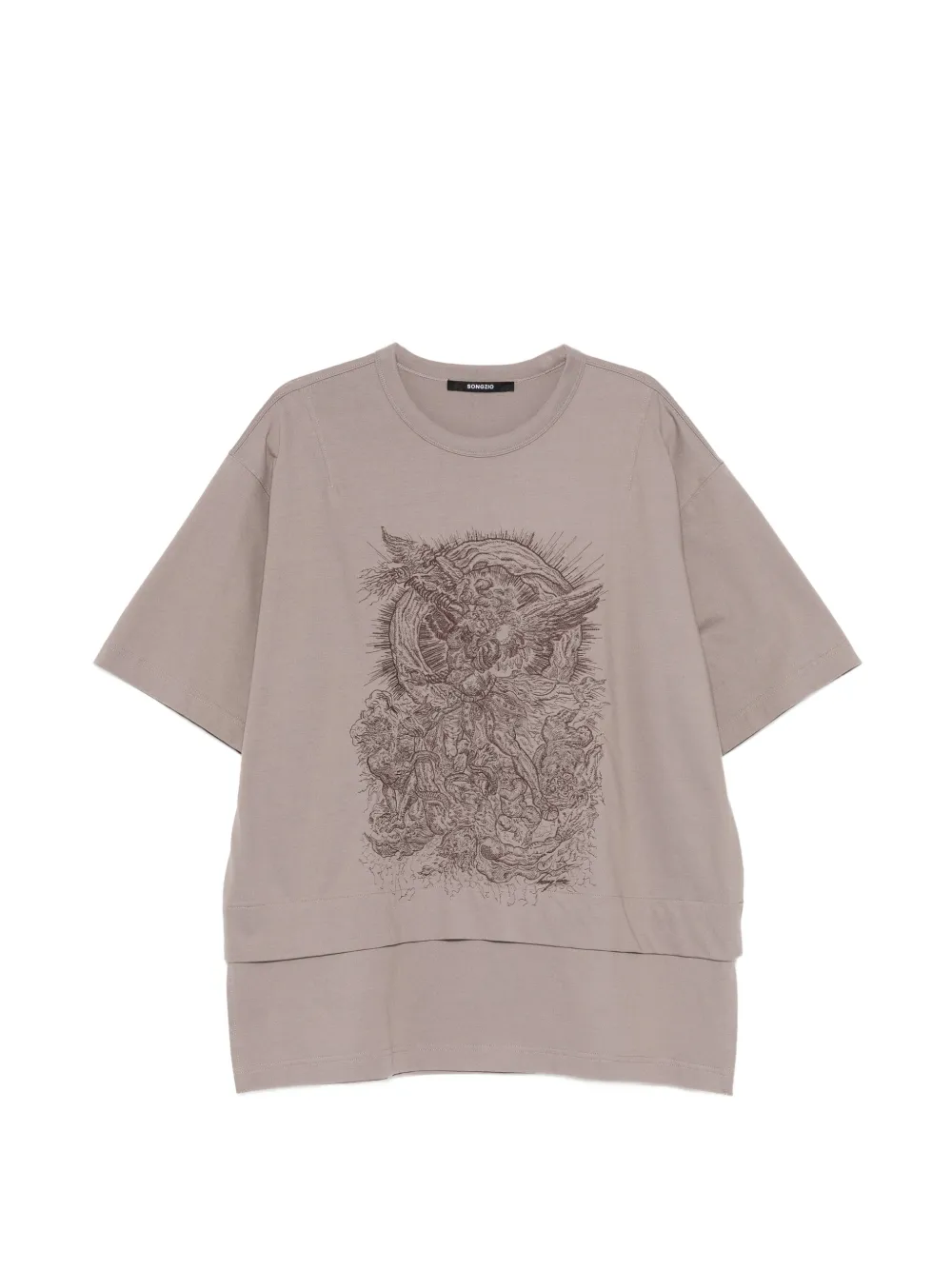 SONGZIO T-shirt Archanggel Ghost - Marrone