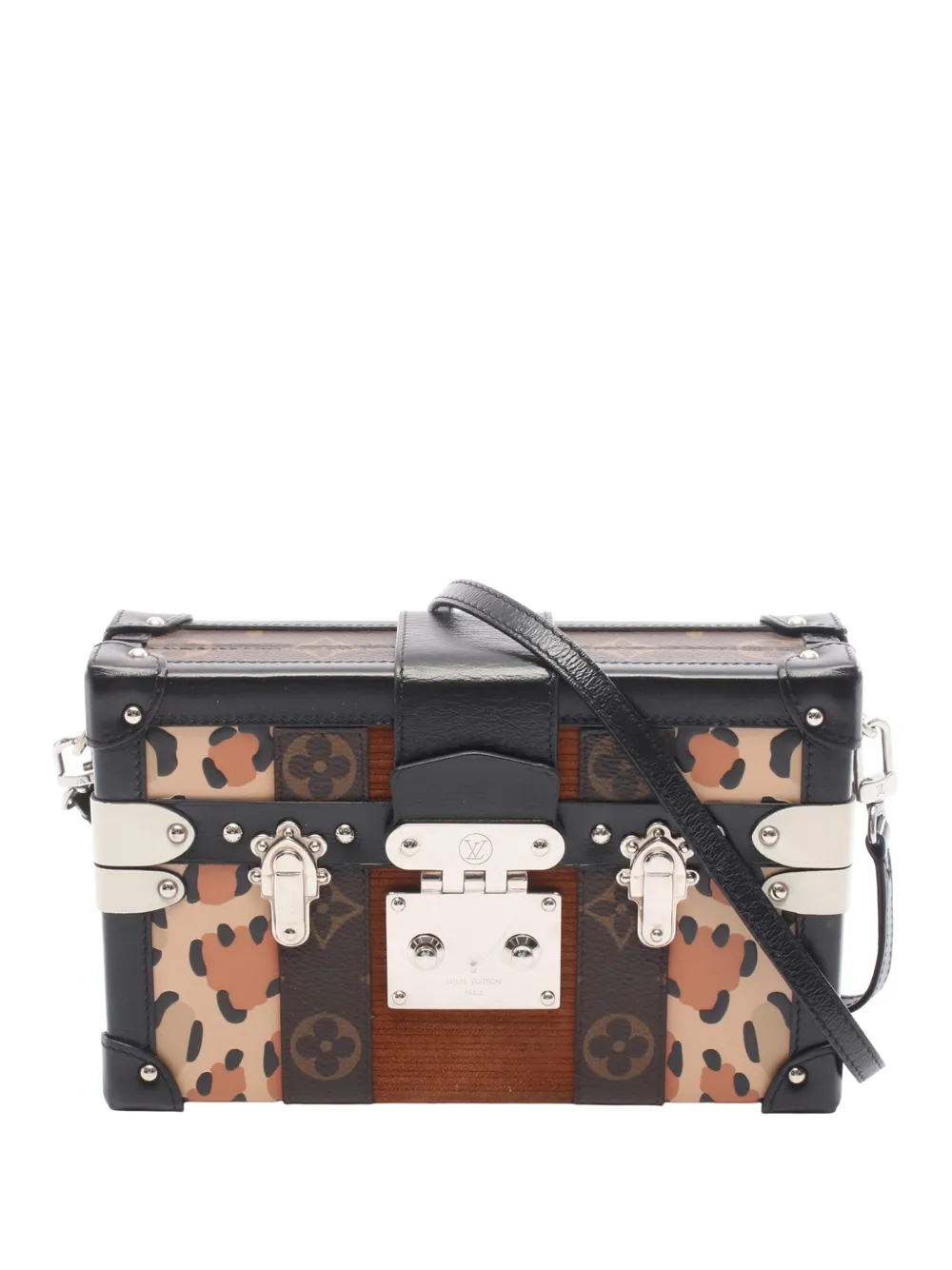 Louis Vuitton Pre-Owned 2018 Catogram Petite Malle crossbody bag - Marrone