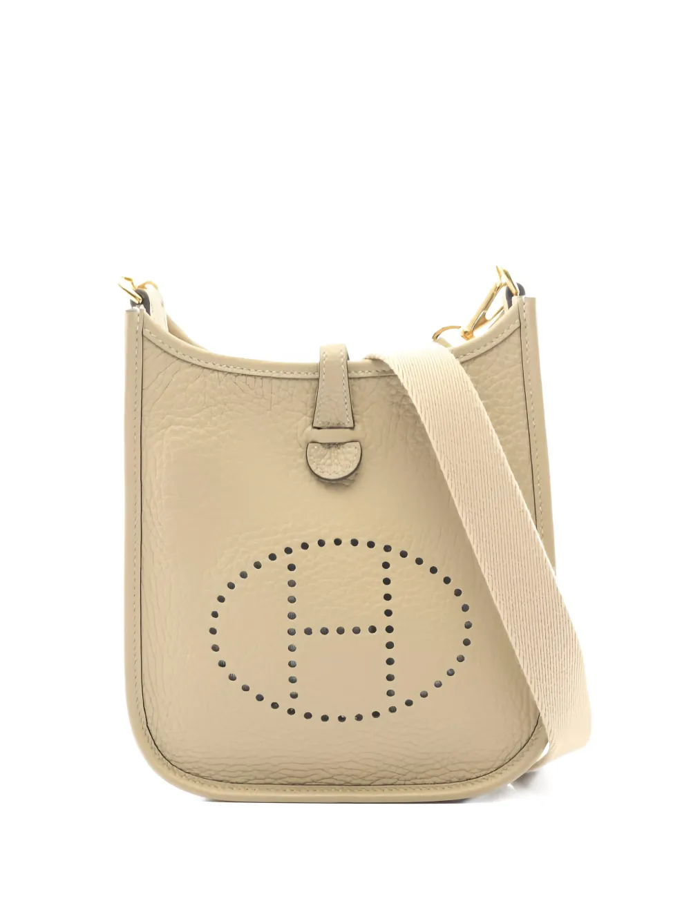 Hermès Pre-Owned 2025 TPM Evelyn Amazon leather shoulder bag - Toni neutri