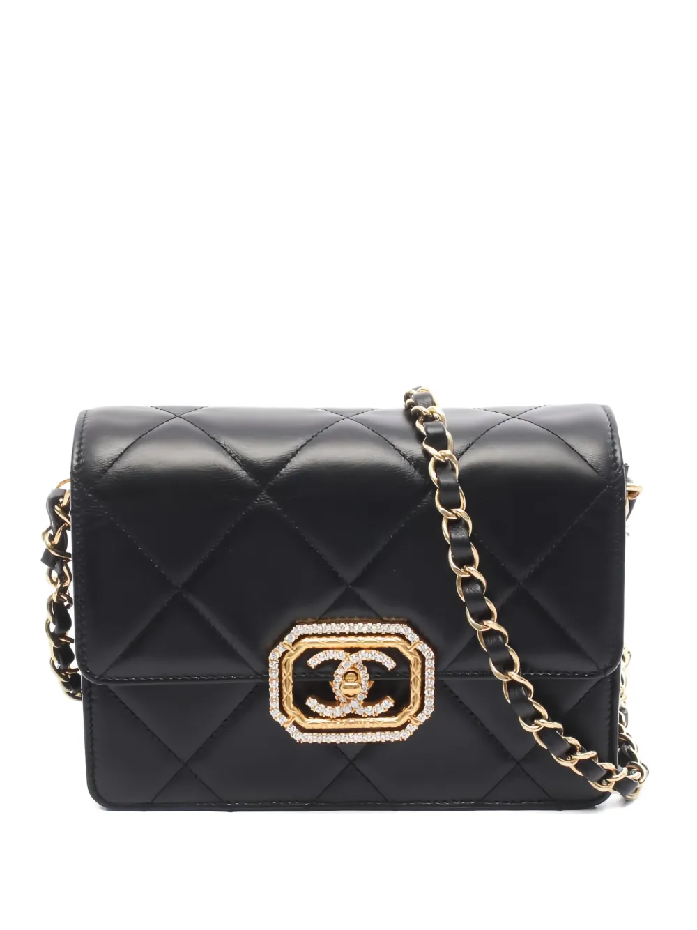 CHANEL Pre-Owned 2021 Matelasse chain shoulder bag - Nero