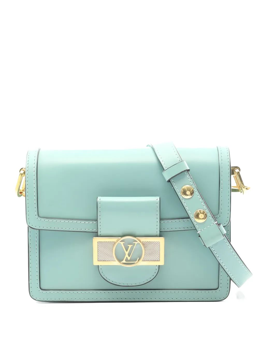 Louis Vuitton Pre-Owned 2019 mini Dauphine leather cross body bag - Blu