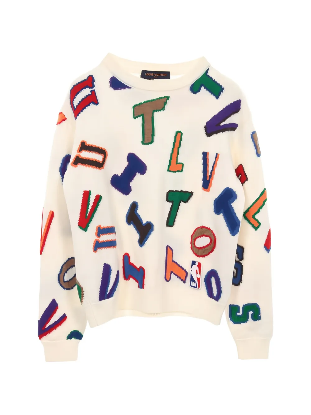 Louis Vuitton Pre-Owned x NBA 2010s crew-neck sweater - Toni neutri