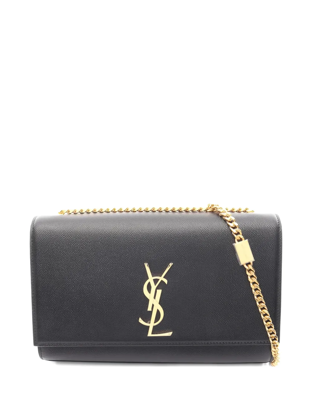 Saint Laurent Pre-Owned 2020s Kate chain leather shoulder bag - Nero