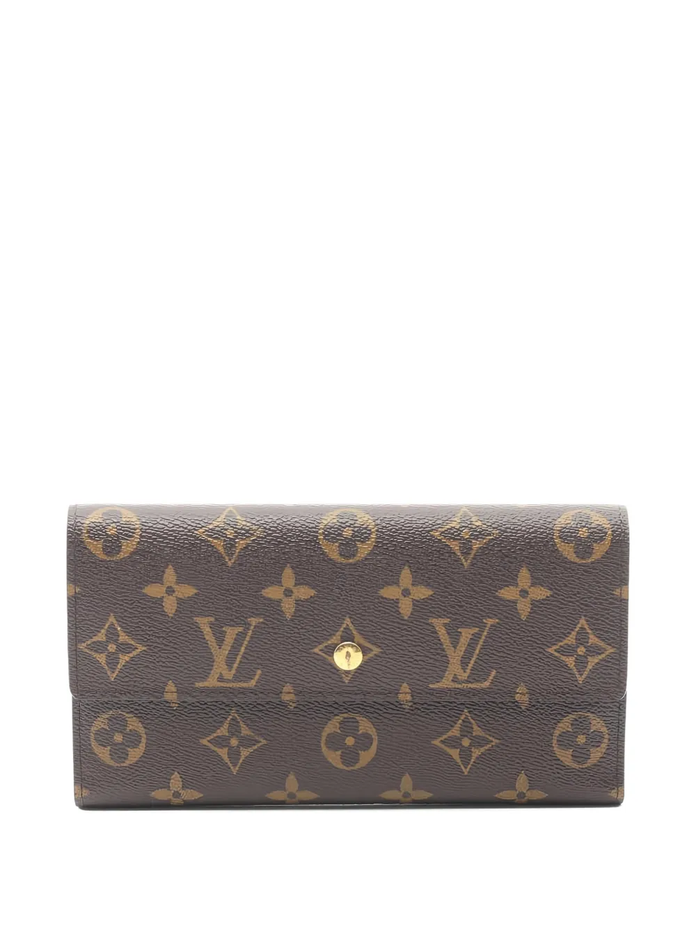 Louis Vuitton Pre-Owned 2008 Monogram tri-fold wallet - Marrone