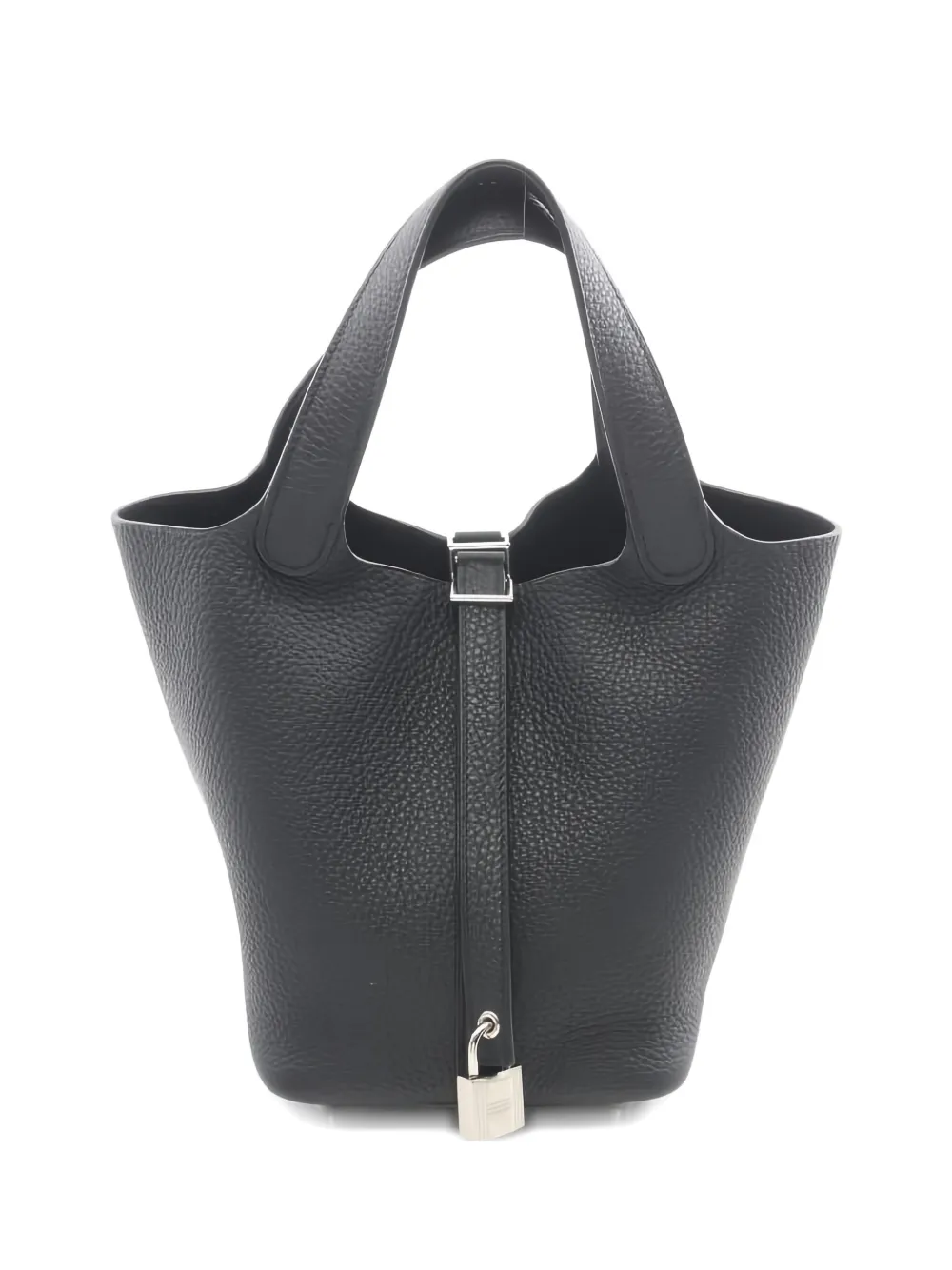 Hermès Pre-Owned 2018 PM Picotin Lock Clemence tote bag - Nero