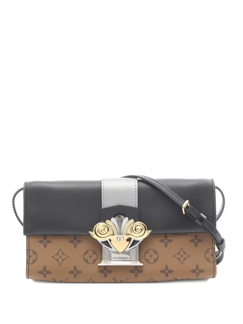 Louis Vuitton Pre-Owned 2017 Column reverse monogram pochette bag - Marrone