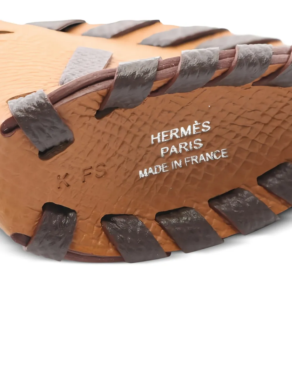  Hermès Pre-owned 2025 Cheval Tresse Bag Charm - Neutrals 