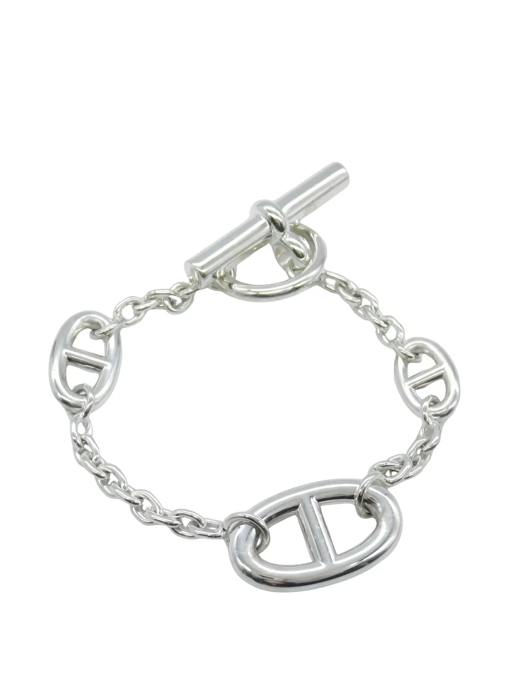 Hermès Pre-Owned 2010s S Farandole chain bracelet - Argento