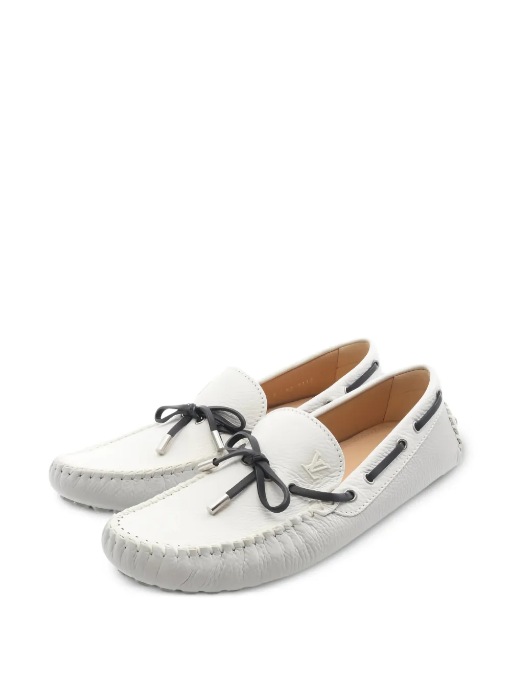 Louis Vuitton Pre-Owned 2010s leather loafers - Weiß