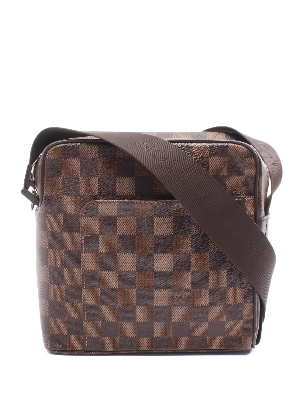 Louis Vuitton Pre-Owned 2005 PM Olaf damier cross body bag - Marrone