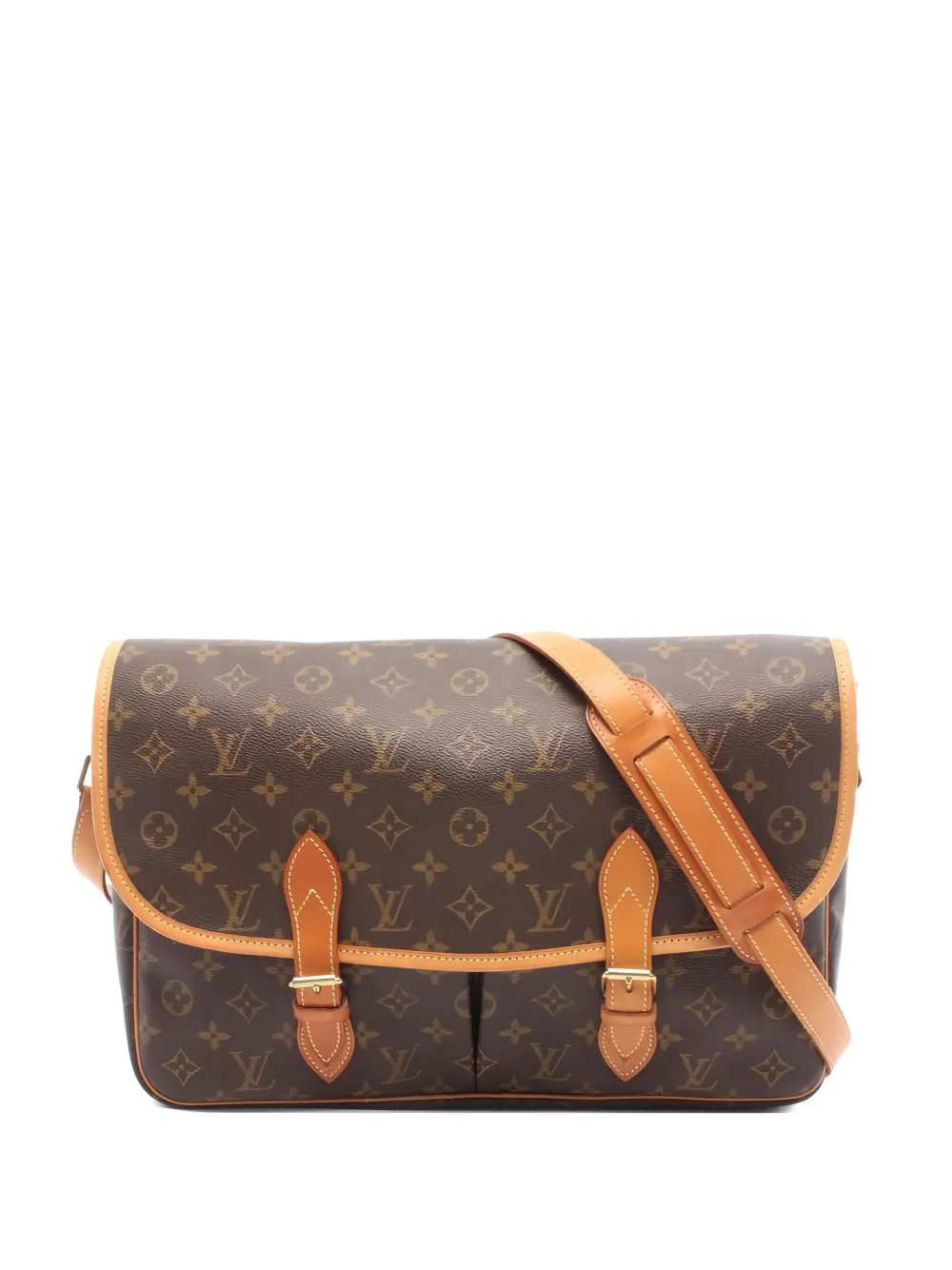 Louis Vuitton Pre-Owned 1995 GM Gibeciere monogram messenger bag - Marrone