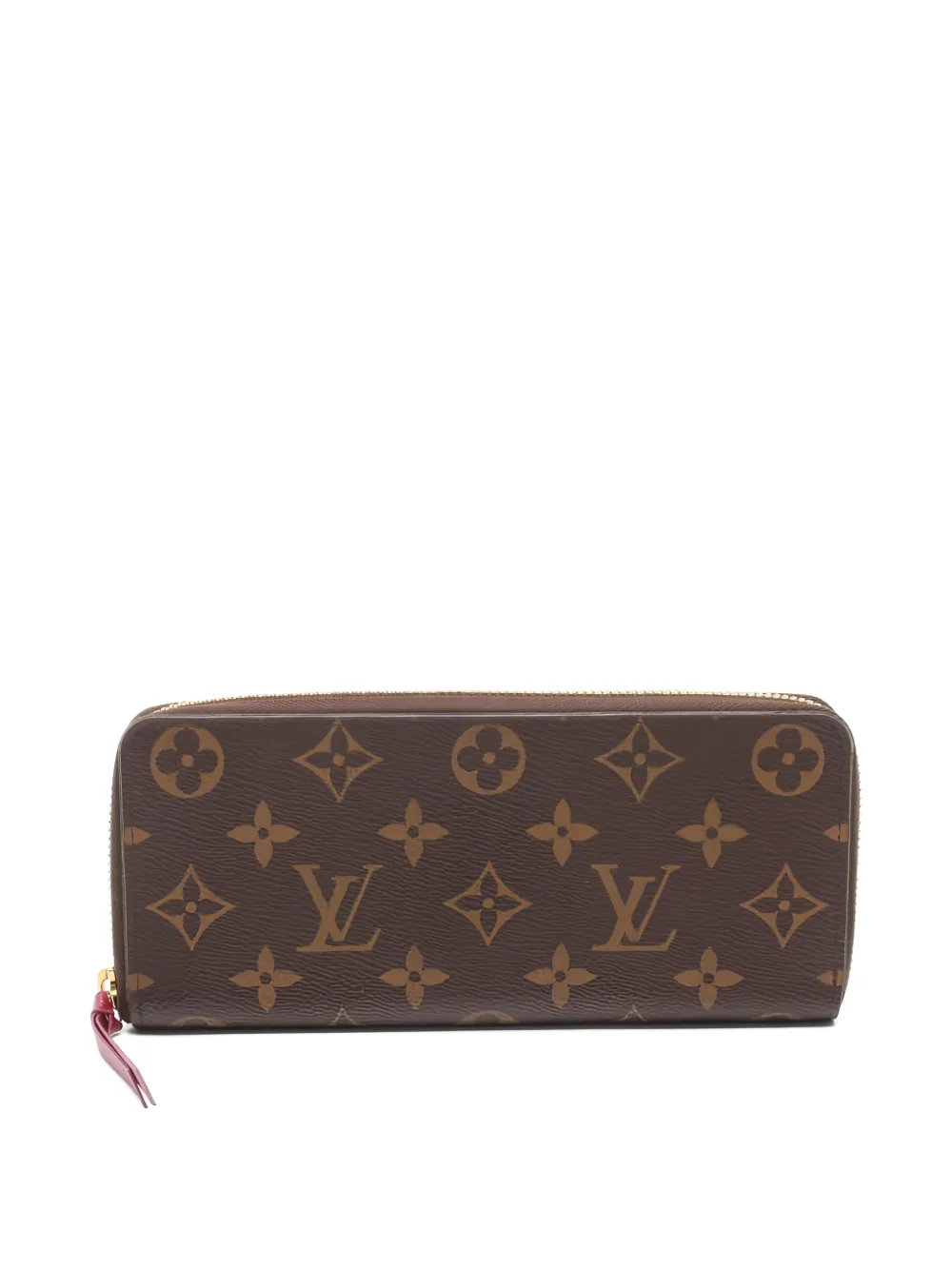 Louis Vuitton Pre-Owned 2019 Clemence monogram zip wallet - Marrone