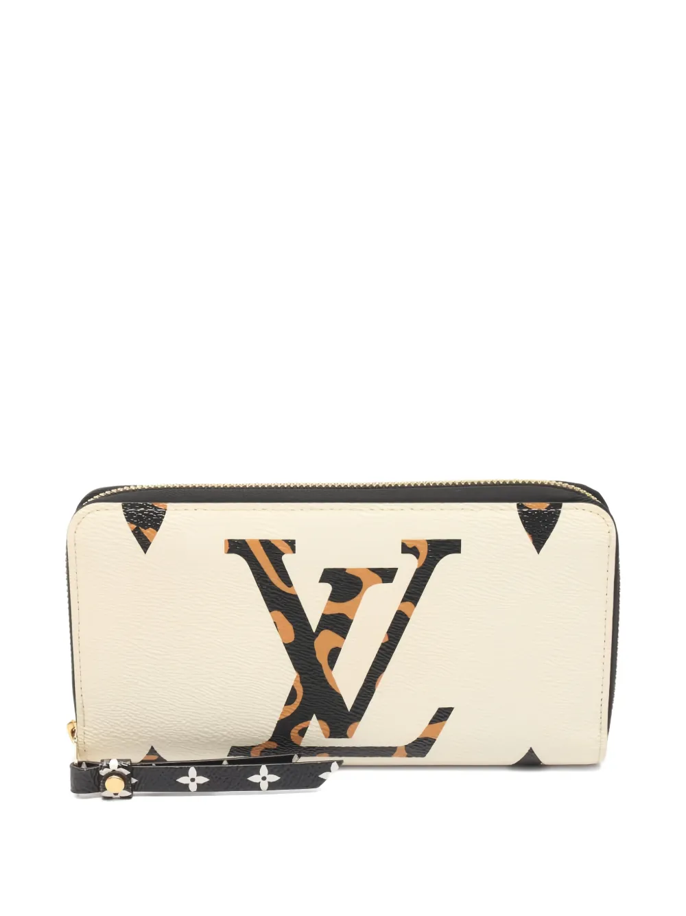 Louis Vuitton Pre-Owned 2019 Zippy zebra-print wallet - Toni neutri