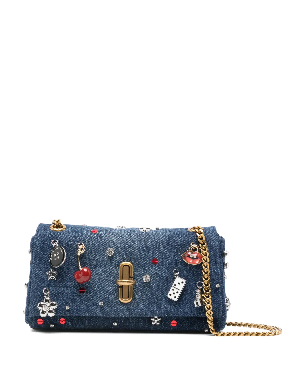 Marc Jacobs charm-embellished shoulder bag - Blu