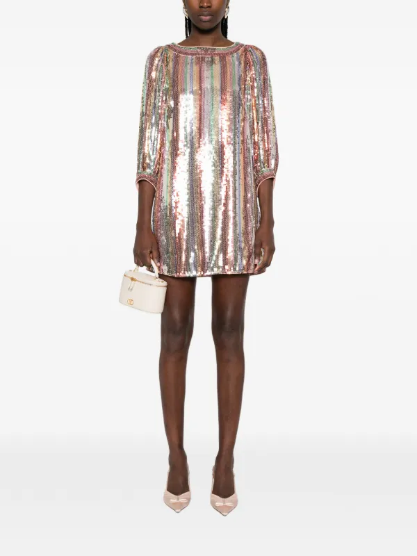 rixo mini dress Cruz Embellished Mini Dress in Lume Embellishment Dark Green