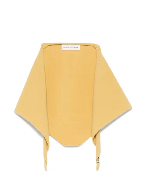 extreme cashmere self-tie bandana scarf