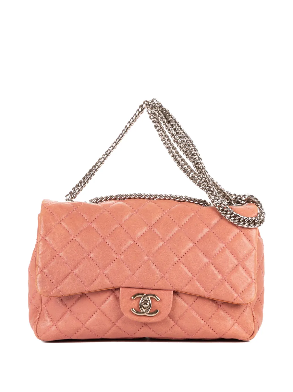 CHANEL Pre-Owned Borsa a spalla trapuntata con catena - Rosa