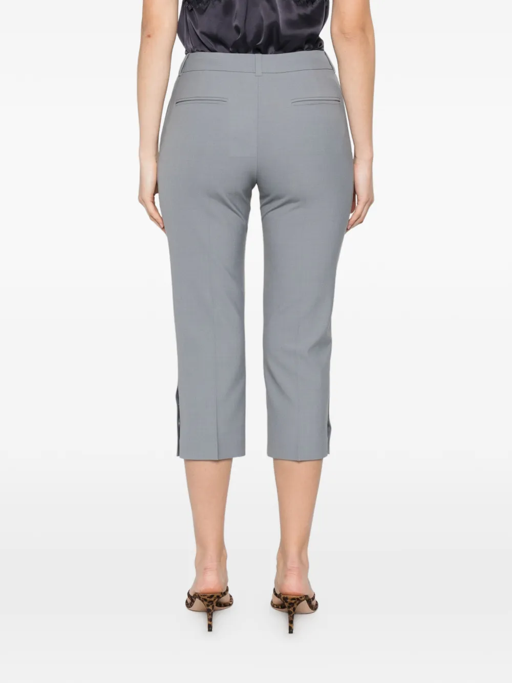IRO Aqua broek verfraaid met knoop Grijs