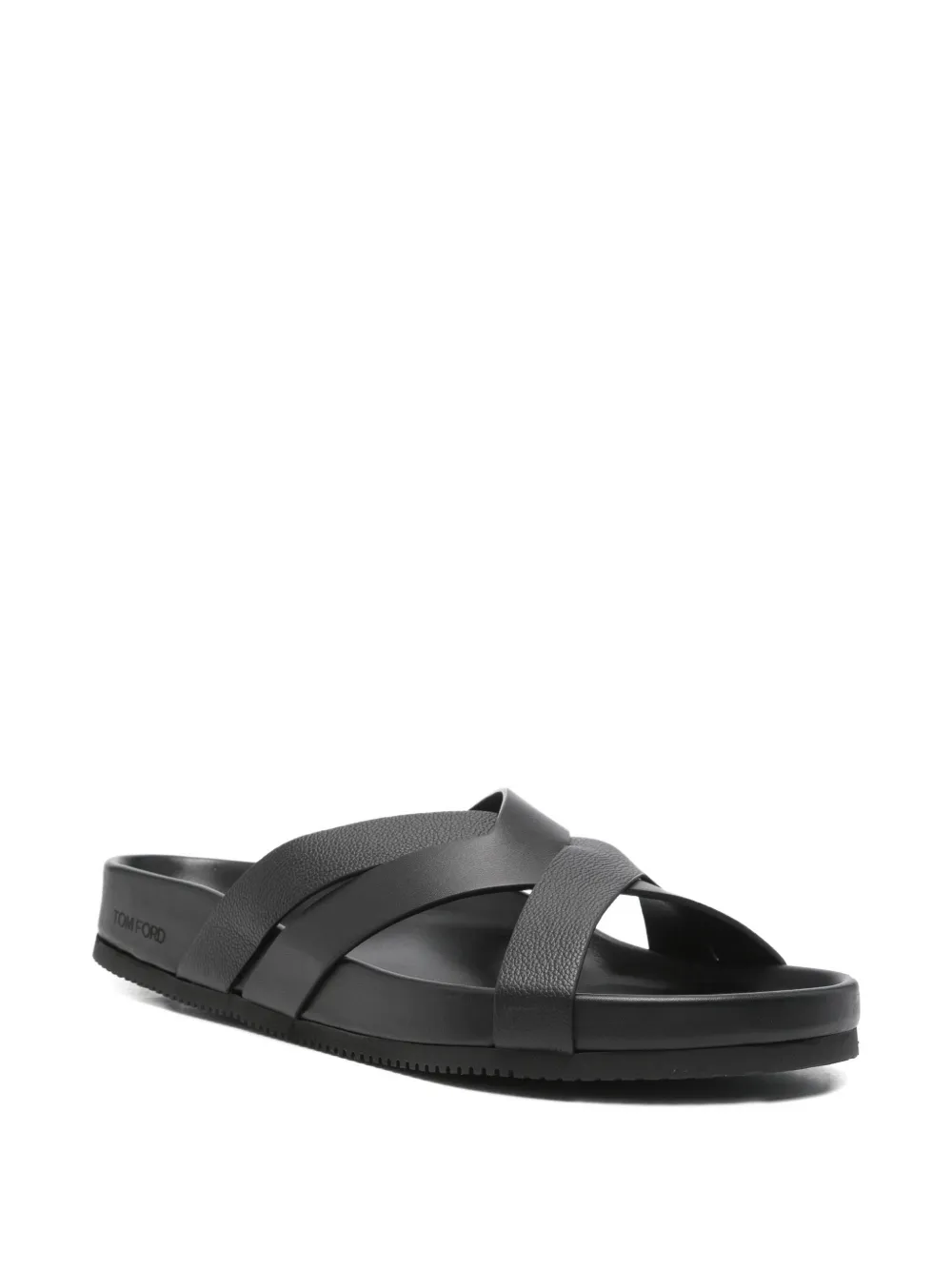 TOM FORD leather sandals Zwart