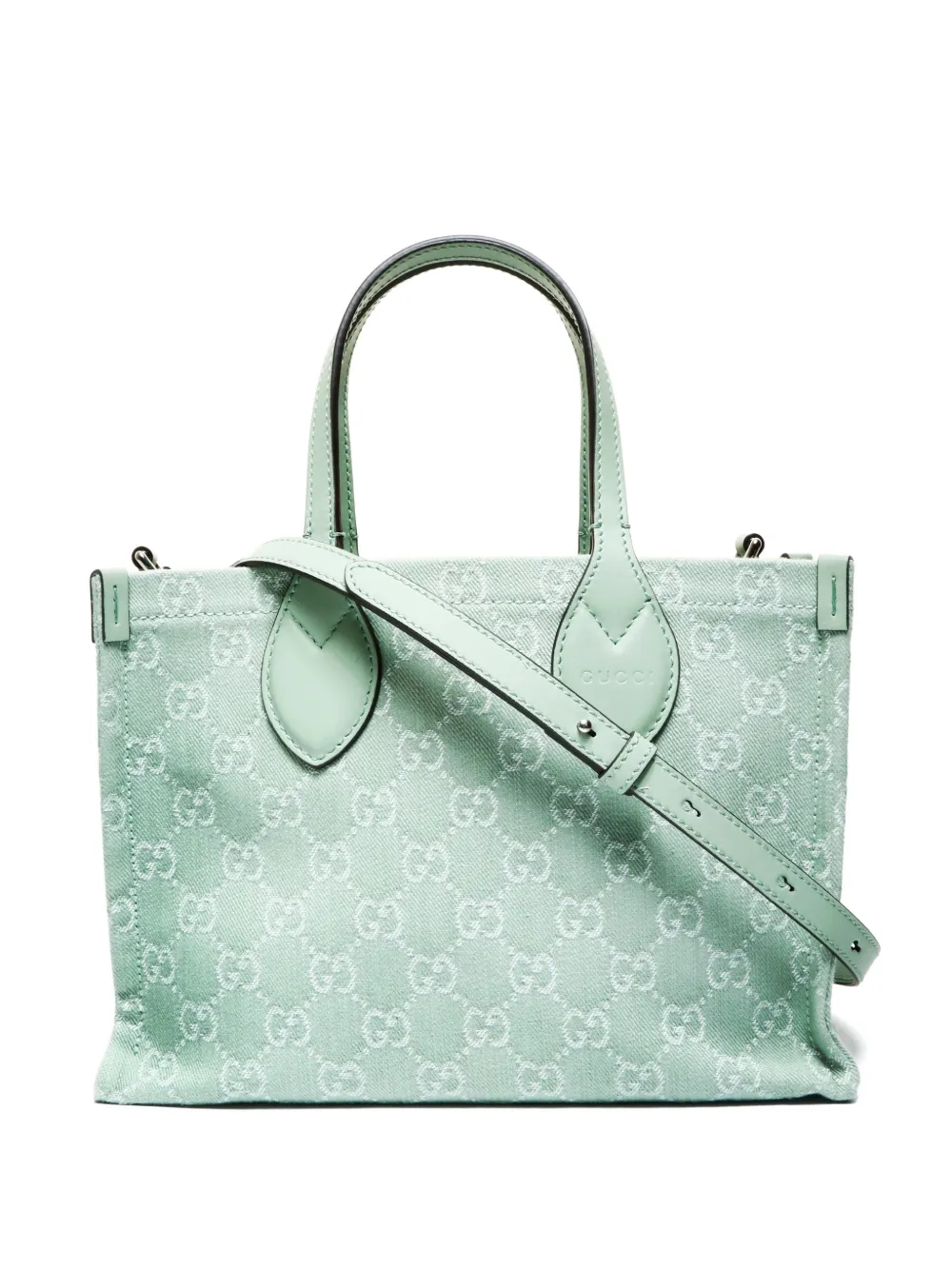 Gucci Pre-Owned 2016-2025 GG canvas mini tote bag - Verde