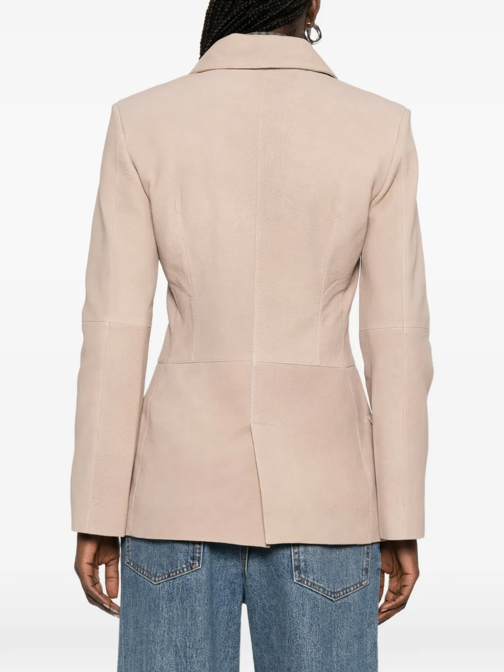IRO Rosario button-up blazer Beige