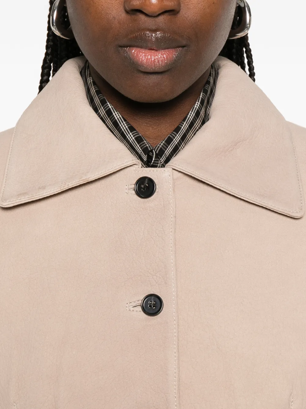 IRO Rosario button-up blazer Beige