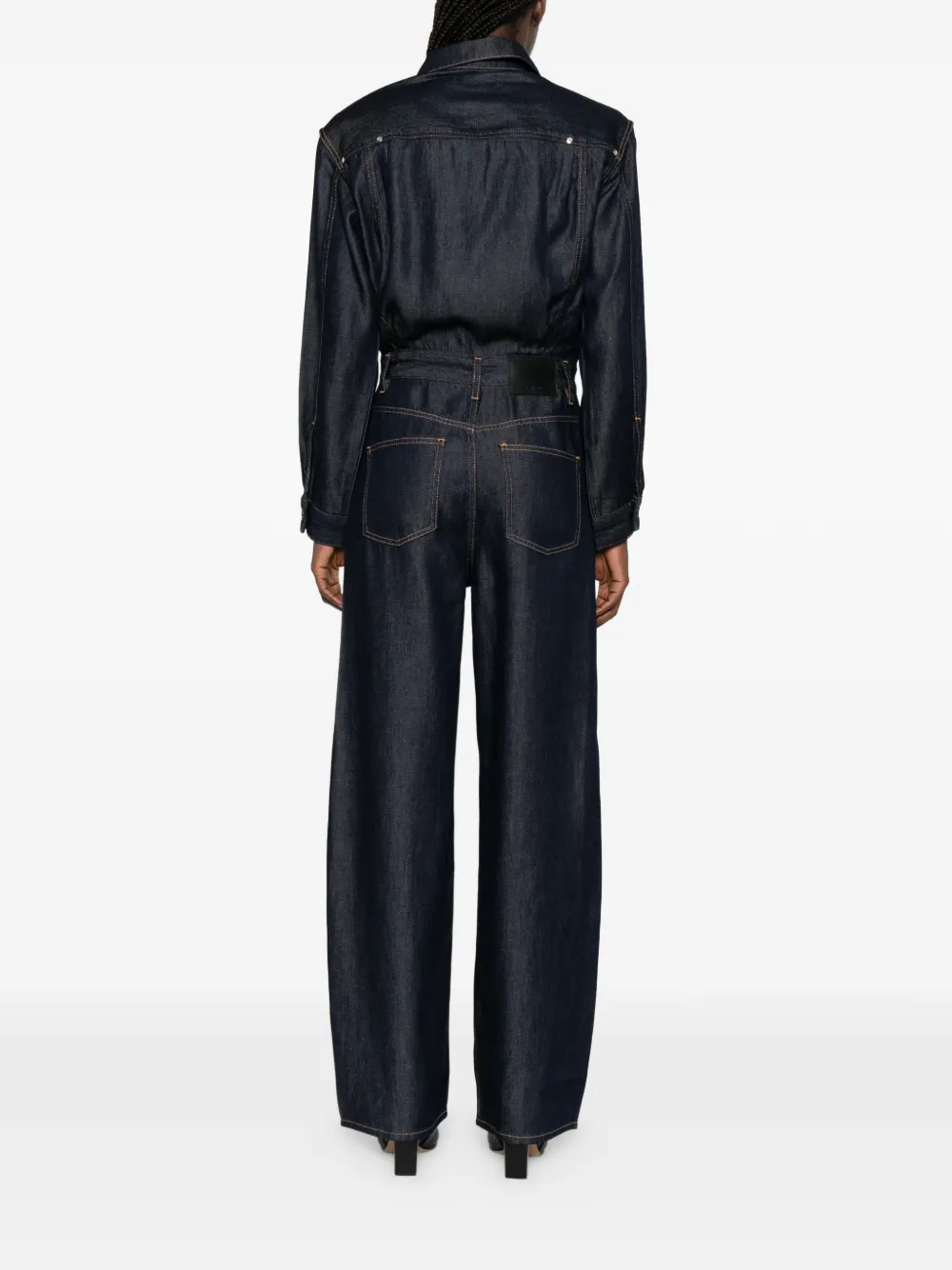 IRO Jumpsuit met lange mouwen Blauw