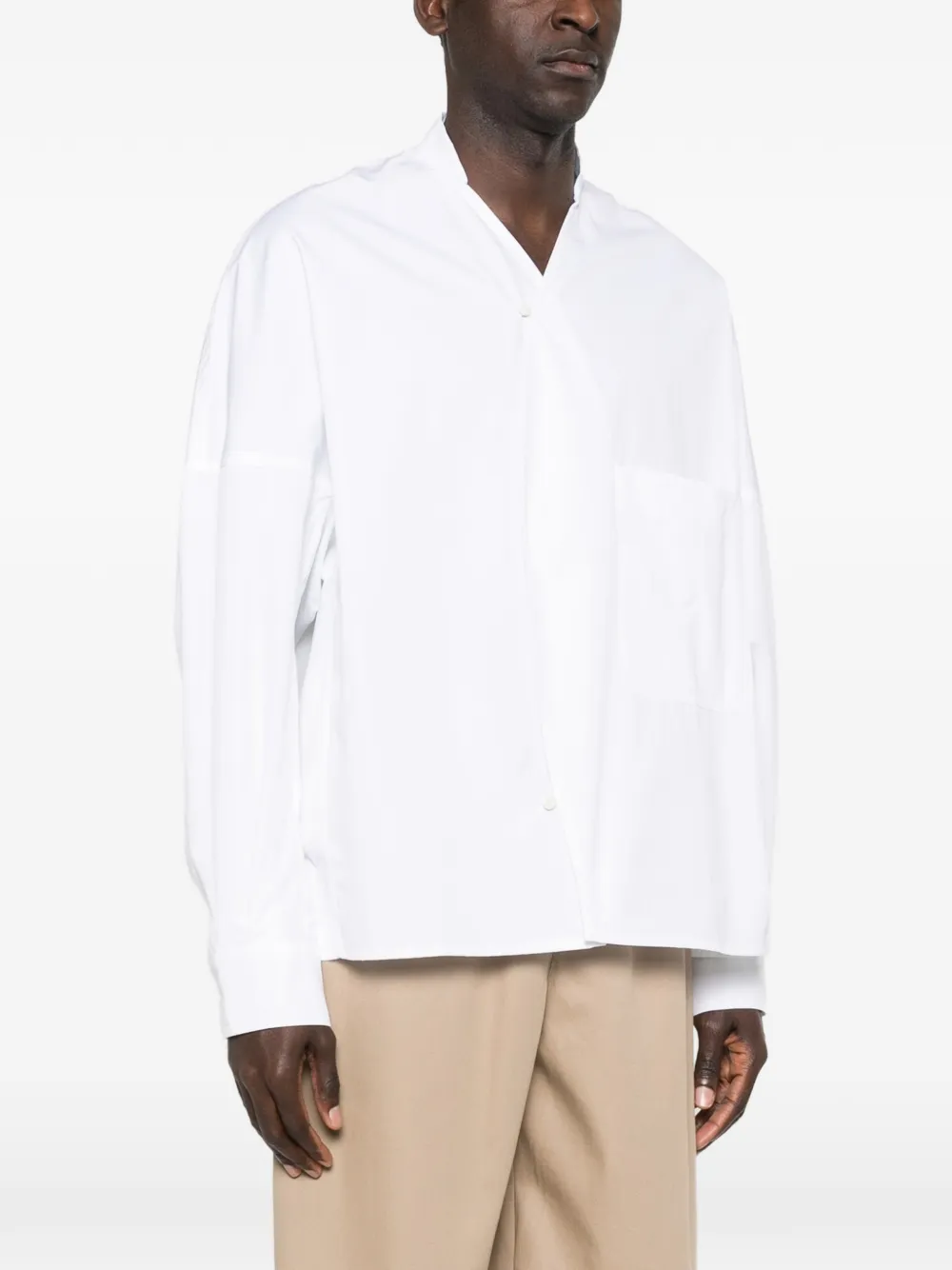  Jacquemus Patch-pocket Shirt - White 