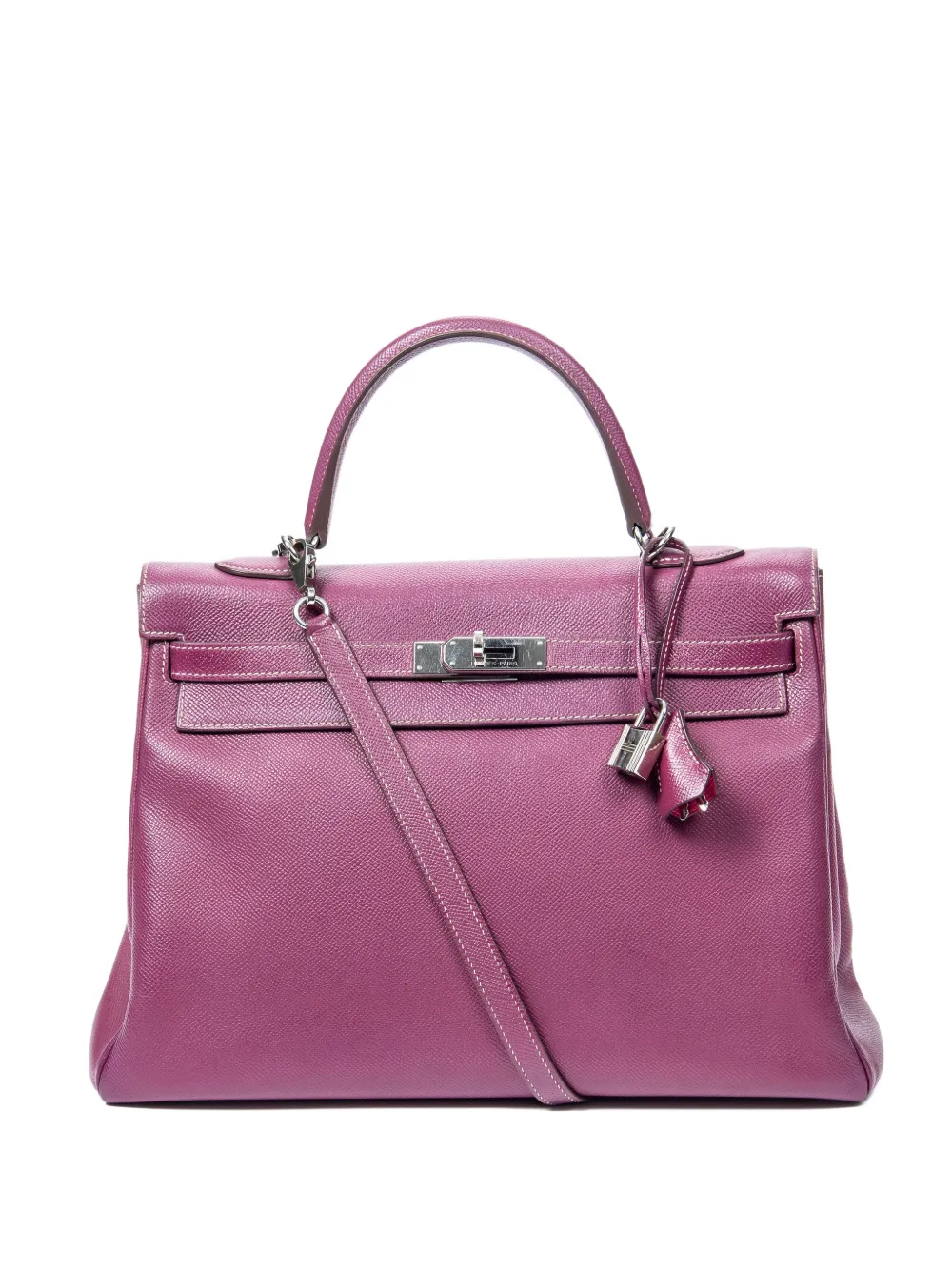Hermès Pre-Owned 35 Kelly Retourne Candy handbag - Purple