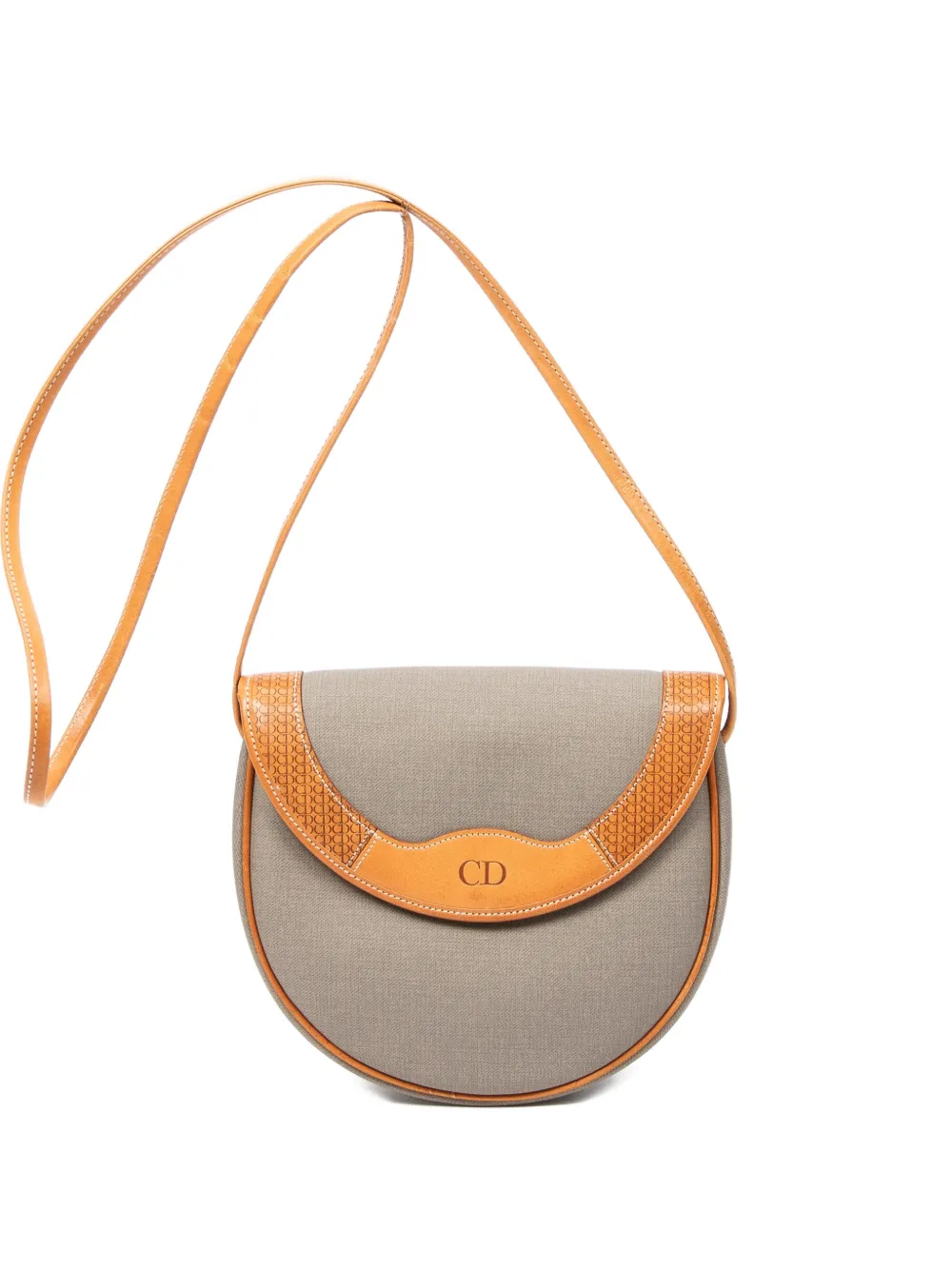 Christian Dior Pre-Owned logo-detail crossbody bag - Grigio