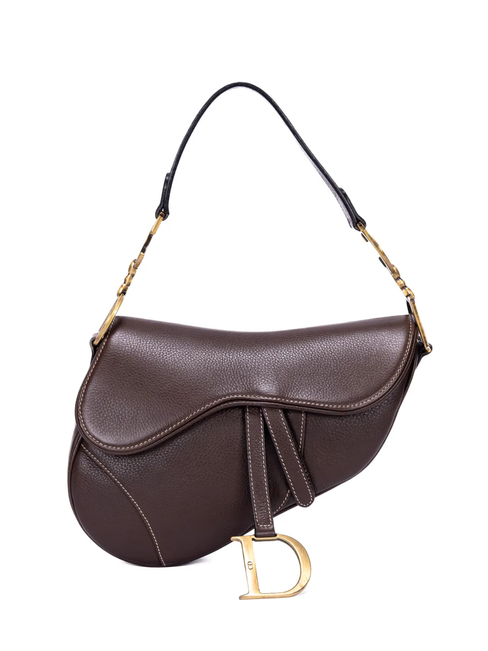 Christian Dior Pre-Owned Borsa a tracolla con logo - Marrone