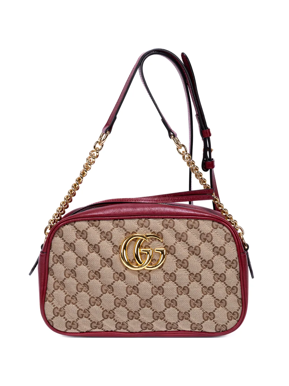 Gucci Pre-Owned logo-pattern crossbody bag - Toni neutri