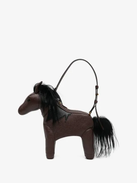Thom Browne baby horse bag in pebble grain leather