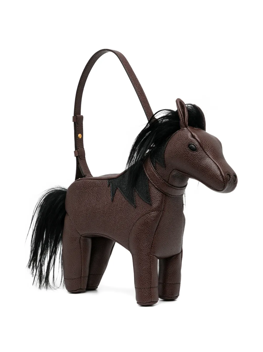  Thom Browne Horse-appliqué Shoulder Bag 