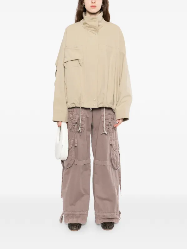 Open YY Drawn Hooded Jacket | Purple | FARFETCH